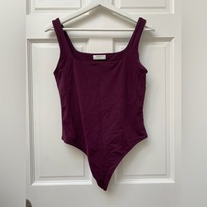 Burgundy Babaton bodysuit